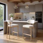 Zuo Aurea Barstool (Set of 2) Light Gray
