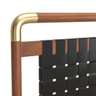 Zuo Netz Queen Bed Black & Walnut