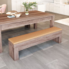 Zuo Bonker Storage Bench (Set of 2) Brown