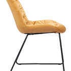 Zuo Tammy Dining Chair (Set of 2) Yellow