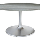 Zuo Star City Dining Table (60") Gray & Silver