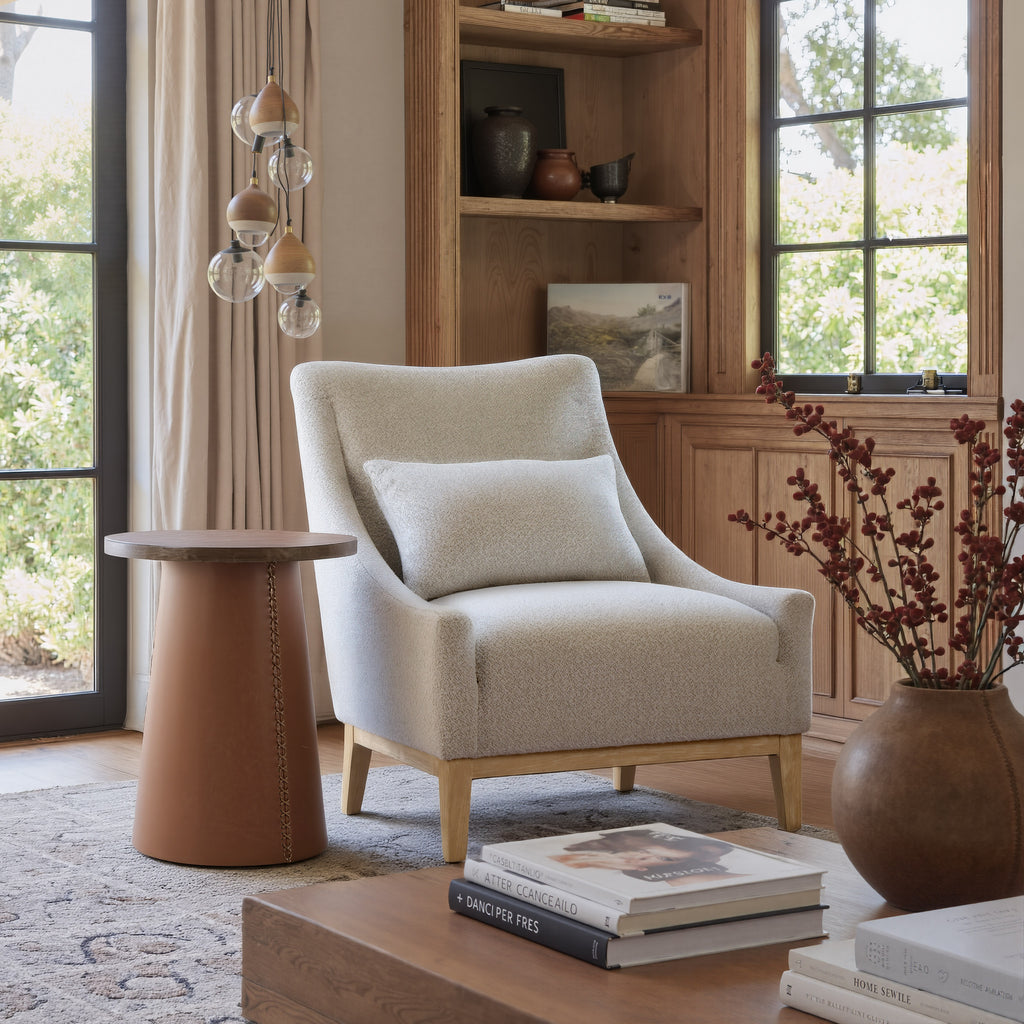 Zuo Velun Accent Chair Ivory