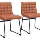Zuo Pago Dining Chair (Set of 2) Brown