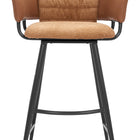 Zuo Juno Barstool (Set of 2) Brown