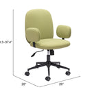 Zuo Lionel Office Chair Olive Green