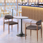 Zuo Bite Bistro Table Gray & Black