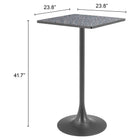 Zuo Spot Bar Table Black