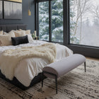 Zuo Glatt Bench Gray
