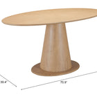 Zuo Disque Dining Table Natural
