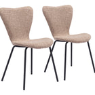 Zuo Tollo Dining Chair (Set of 2) Brown