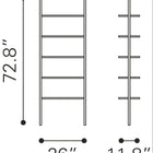 Zuo Zebra Shelf Multicolor