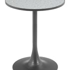 Zuo Bite Bistro Table Gray & Black