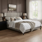 Zuo Dusa King Bed Olive Brown