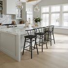 Zuo Stenger Barstool (Set of 2) Black