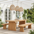 Zuo Nimone Bench Natural