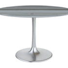 Zuo Star City Dining Table Gray & Silver