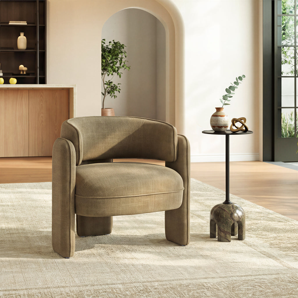 Zuo Naan Accent Chair Artichoke Green