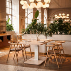 Zuo Brule Adjustable Dining Table Natural