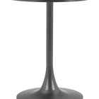 Zuo Bite Bistro Table Gray & Black