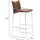 Zuo Pola Barstool Brown