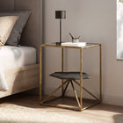 Zuo Ranol Side Table Brass