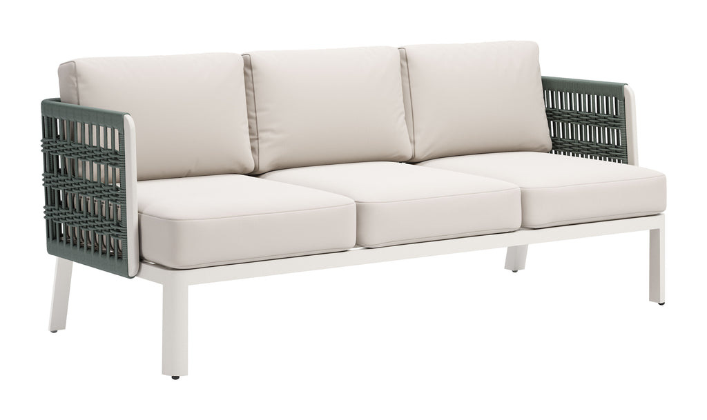 Zuo Bridgehampton Sofa White