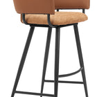 Zuo Juno Barstool (Set of 2) Brown