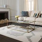 Zuo Ranol Coffee Table Brass