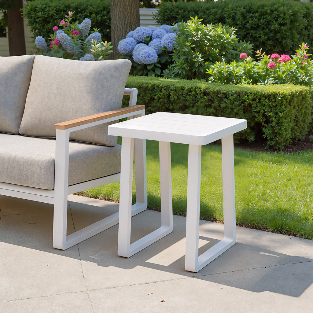 Zuo Welt Side Table White
