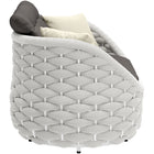 Zuo Coral Reef Loveseat Gray