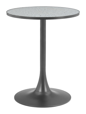 Zuo Bite Bistro Table Gray & Black
