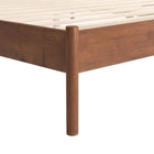 Zuo Netz King Bed Black & Walnut