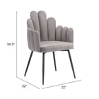 Zuo Noosa Dining Chair (Set of 2) Gray