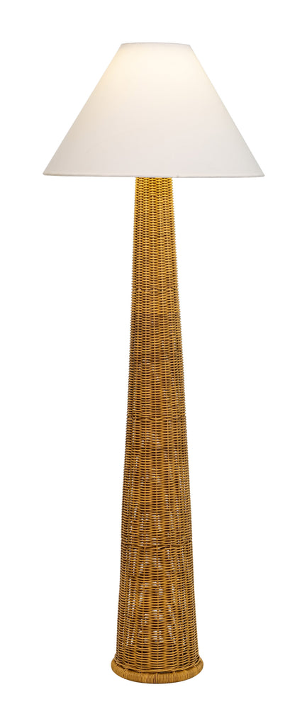 Zuo Palmia Solar Floor Lamp Natural
