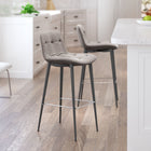 Zuo Tangiers Barstool (Set of 2) Taupe