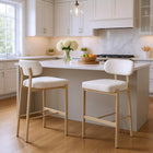 Zuo Aurea Barstool (Set of 2) Light Gray