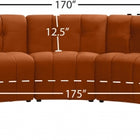Meridian Furniture Limitless Modular Velvet 7pc. Sectional - Sofas