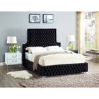 Meridian Furniture Sedona Velvet King Bed - Bedroom Beds