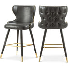 Meridian Furniture Hendrix Faux Leather Bar | Counter Stool - Stools