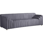 Meridian Furniture Naya Velvet Sofa - Grey - Sofas