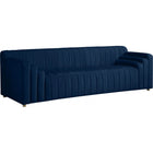 Meridian Furniture Naya Velvet Sofa - Navy - Sofas