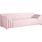 Meridian Furniture Naya Velvet Sofa - Pink - Sofas