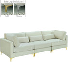 Meridian Furniture Julia Velvet Modular 108 Sofa - Cream - Sofas