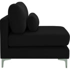 Meridian Furniture Julia Velvet Modular Armless Chair - Chairs