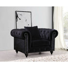 Meridian Furniture Chesterfield Velvet Chair - Chairs