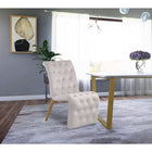 Meridian Furniture Curve Velvet Dining Chair - Dining Chairs