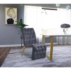 Meridian Furniture Curve Velvet Dining Chair - Dining Chairs