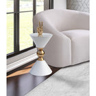 Meridian Furniture Malia End Table - White - End Table