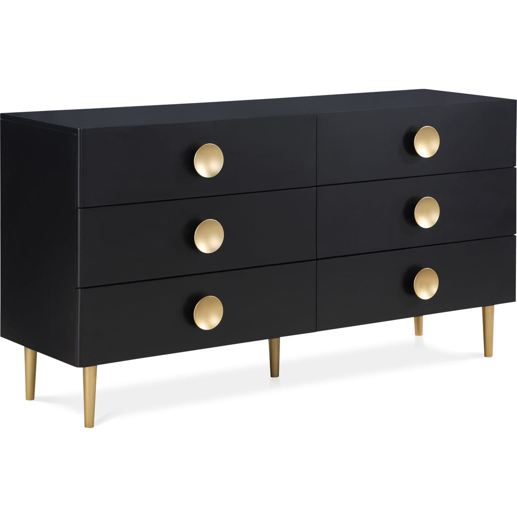 Meridian Furniture Zayne Dresser - Black - Drawers & Dressers