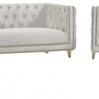 Meridian Furniture Michelle Faux Leather Chair - White - Chairs